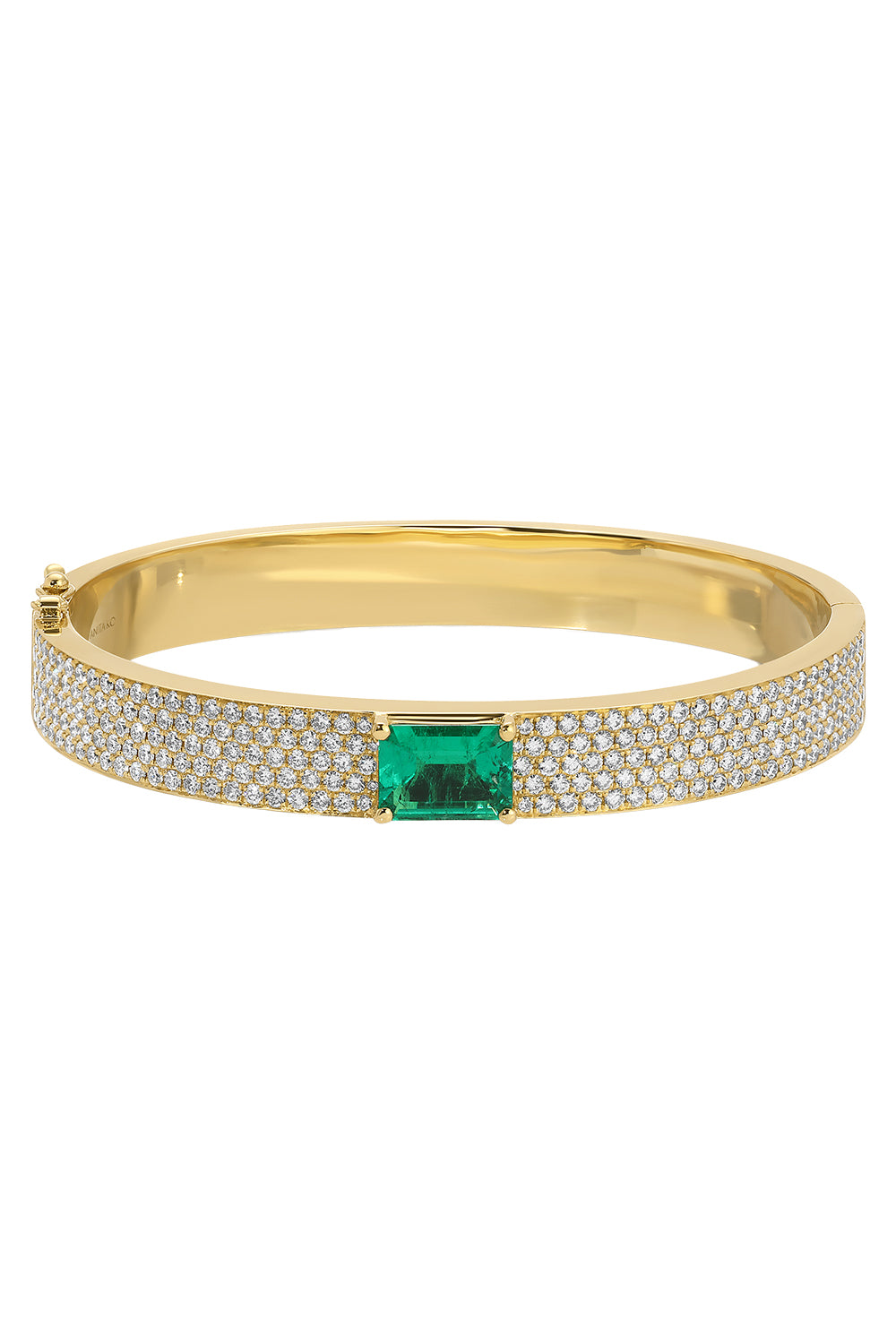 Diamond Emerald Oval Bracelet