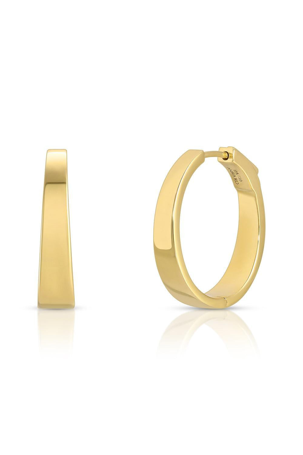 Medium Classic Meryl Hoop Earrings-YELLOW GOLD-JEWELRYFINE JEWELEARRING-ANITA KO