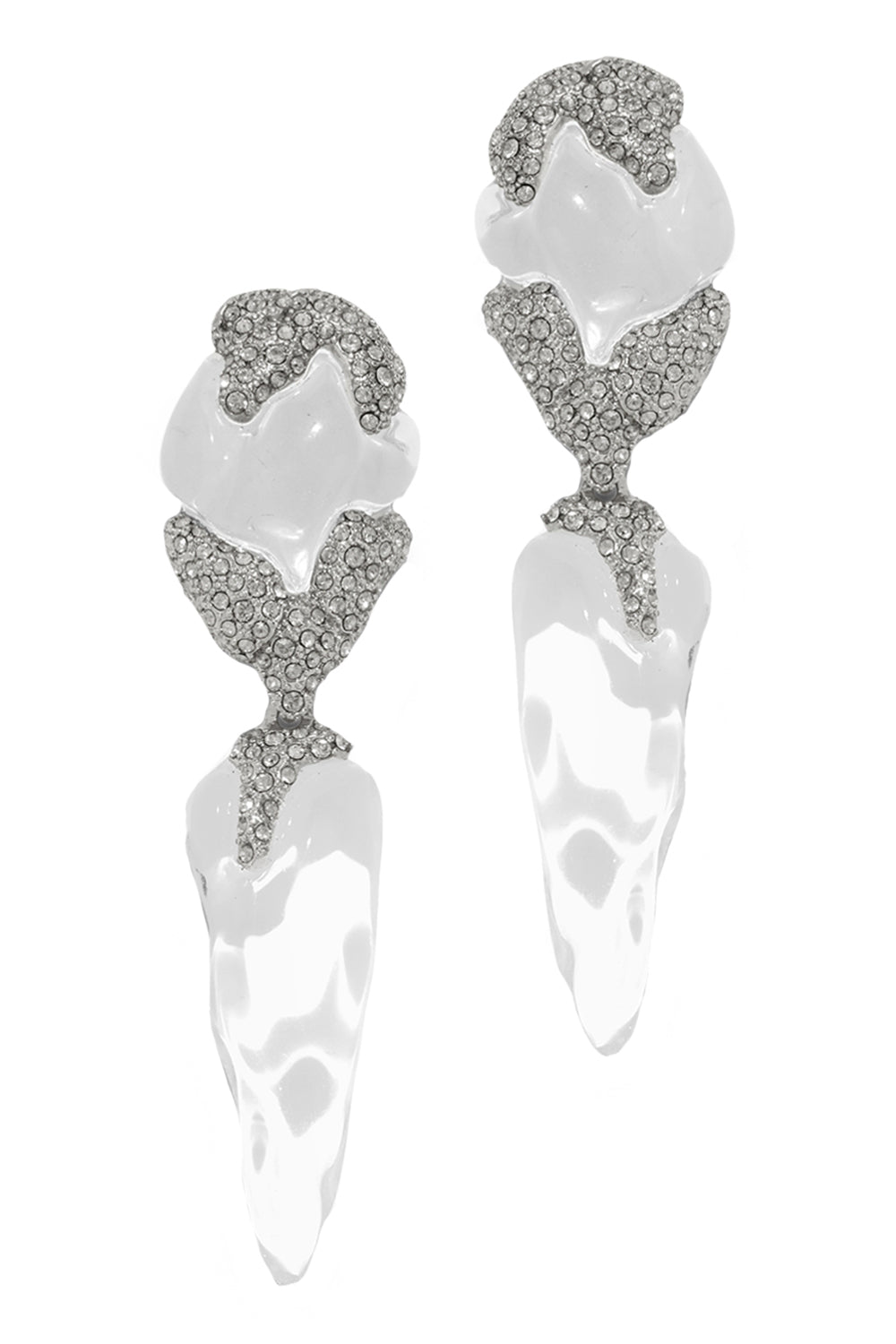 Lucite Silverlake Post Drop Earrings-SILVER-JEWELRYBOUTIQUEEARRING-ALEXIS BITTAR