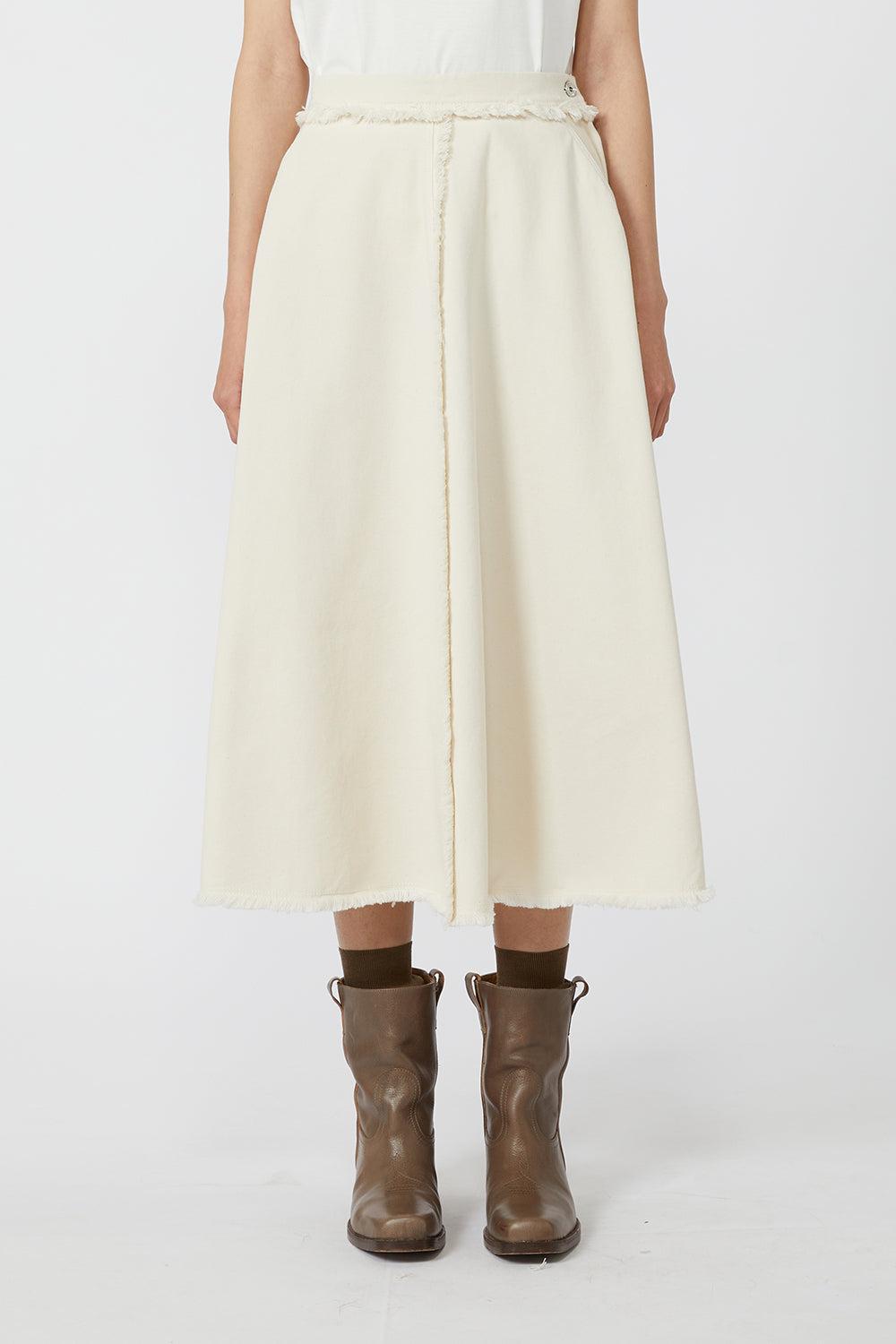 Alvaro Skirt-ECRU-4-CLOTHINGSKIRTMIDI-MAX MARA