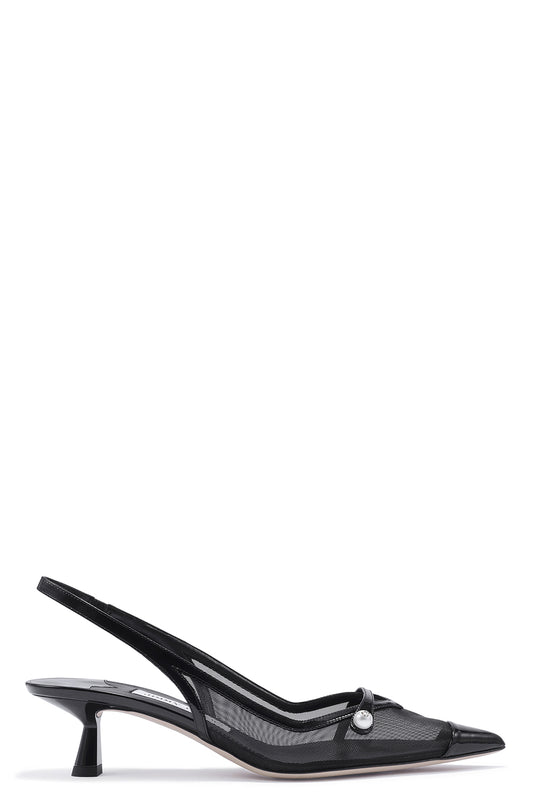 Amita Slingback Pump - Black-BLACK-36.5-SHOEPUMP-JIMMY CHOO