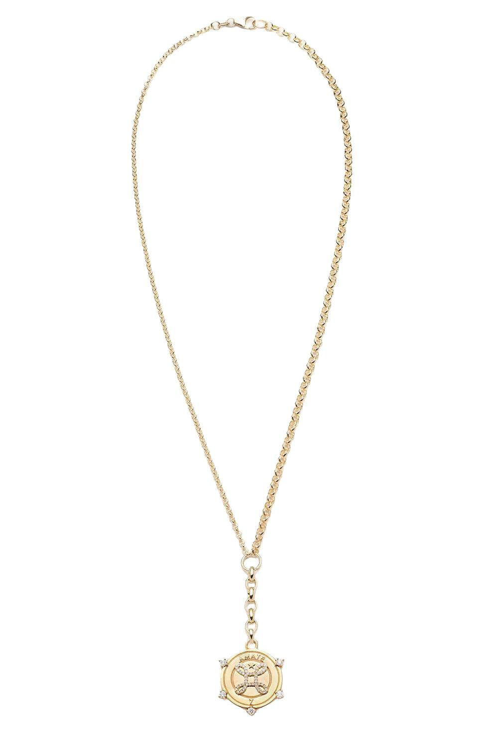 Amate - True Love Medium Mixed Belcher Extension Chain Necklace