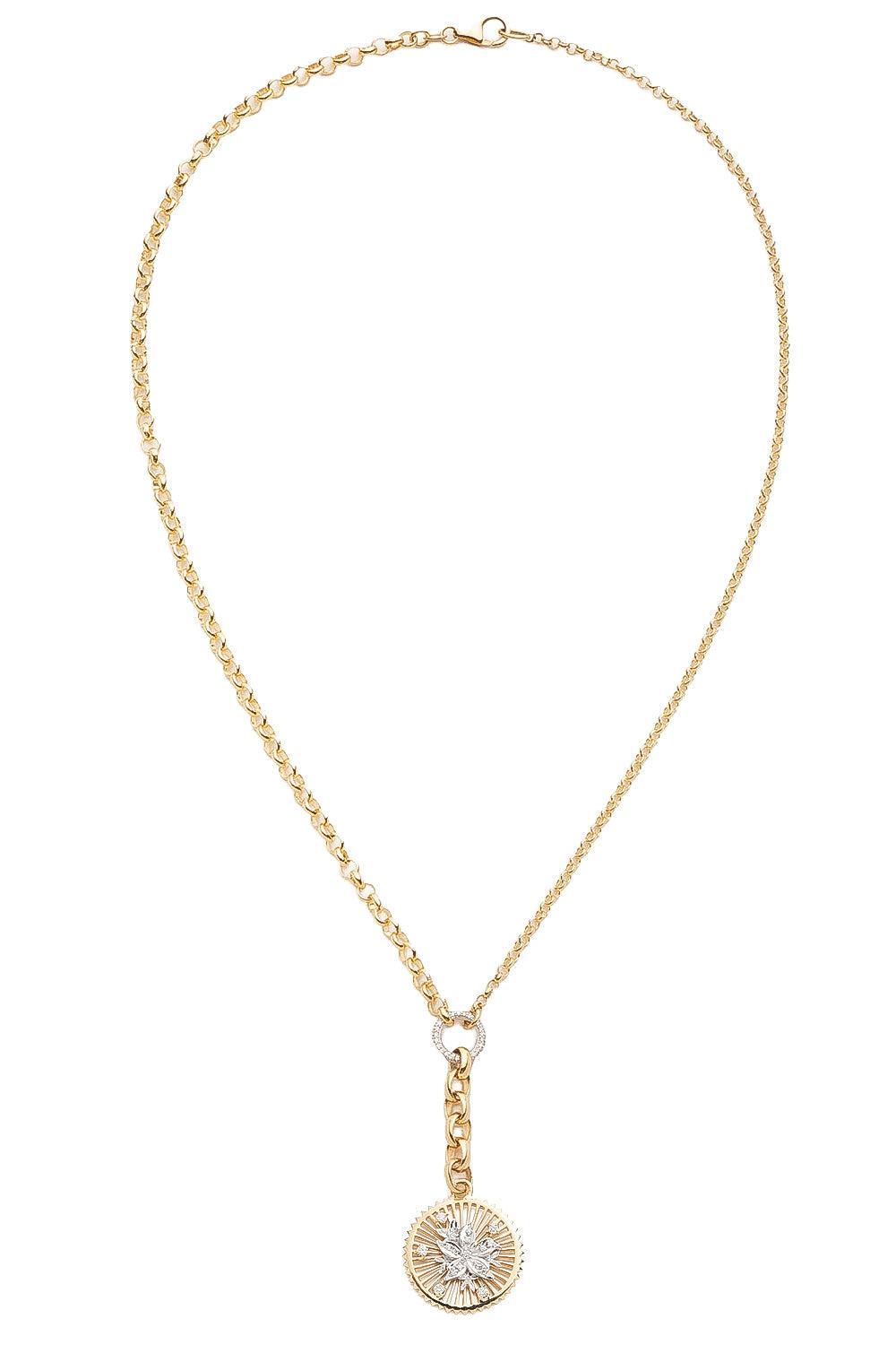 Resilience Medium Mixed Belcher Diamond Necklace-YELLOW GOLD-JEWELRYFINE JEWELNECKLACE O-FOUNDRAE