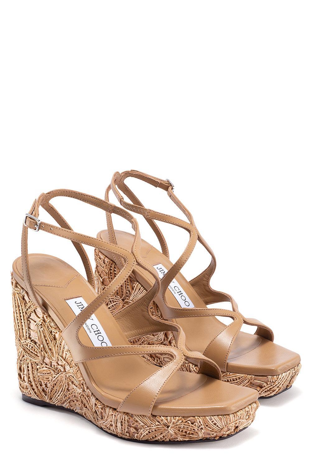 Ayla Wedge 85-CAPPU/NT-36.5-SHOESANDAL-JIMMY CHOO