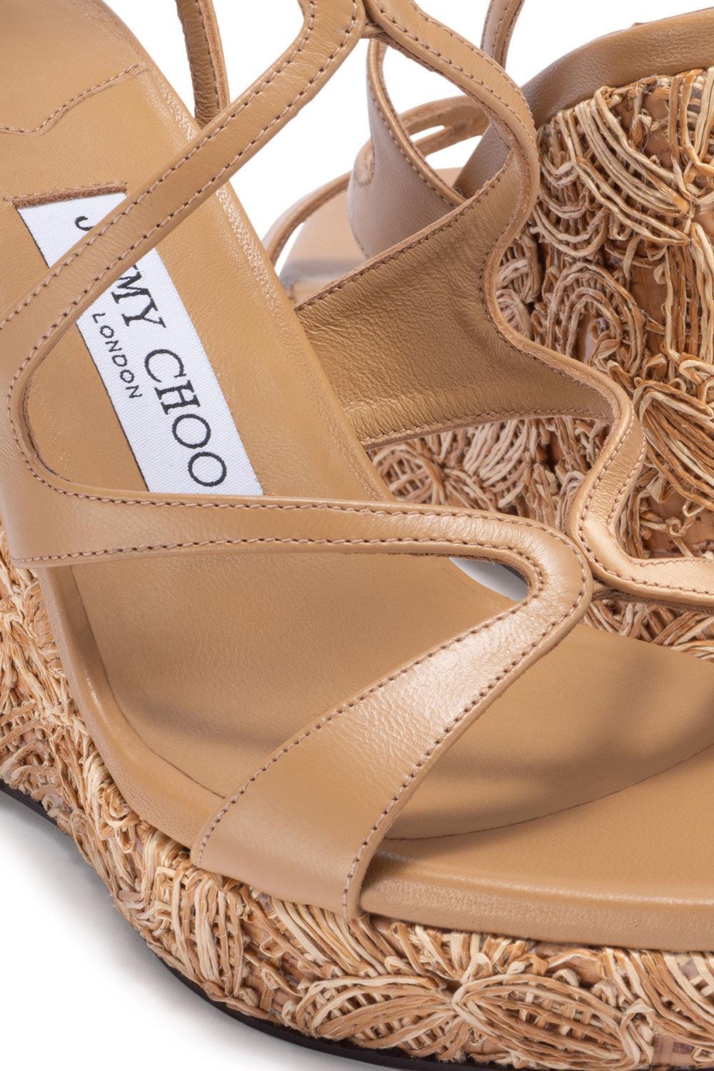 Ayla Wedge 85-CAPPU/NT-36.5-SHOESANDAL-JIMMY CHOO