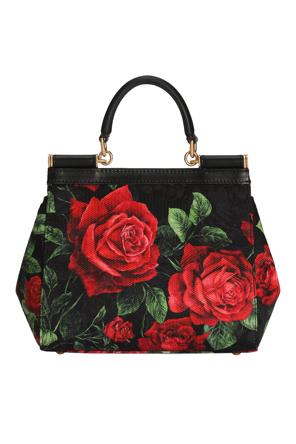 Sicily Small Bag - Rose-BLACK-HANDBAGTOP HANDLE-DOLCE & GABBANA