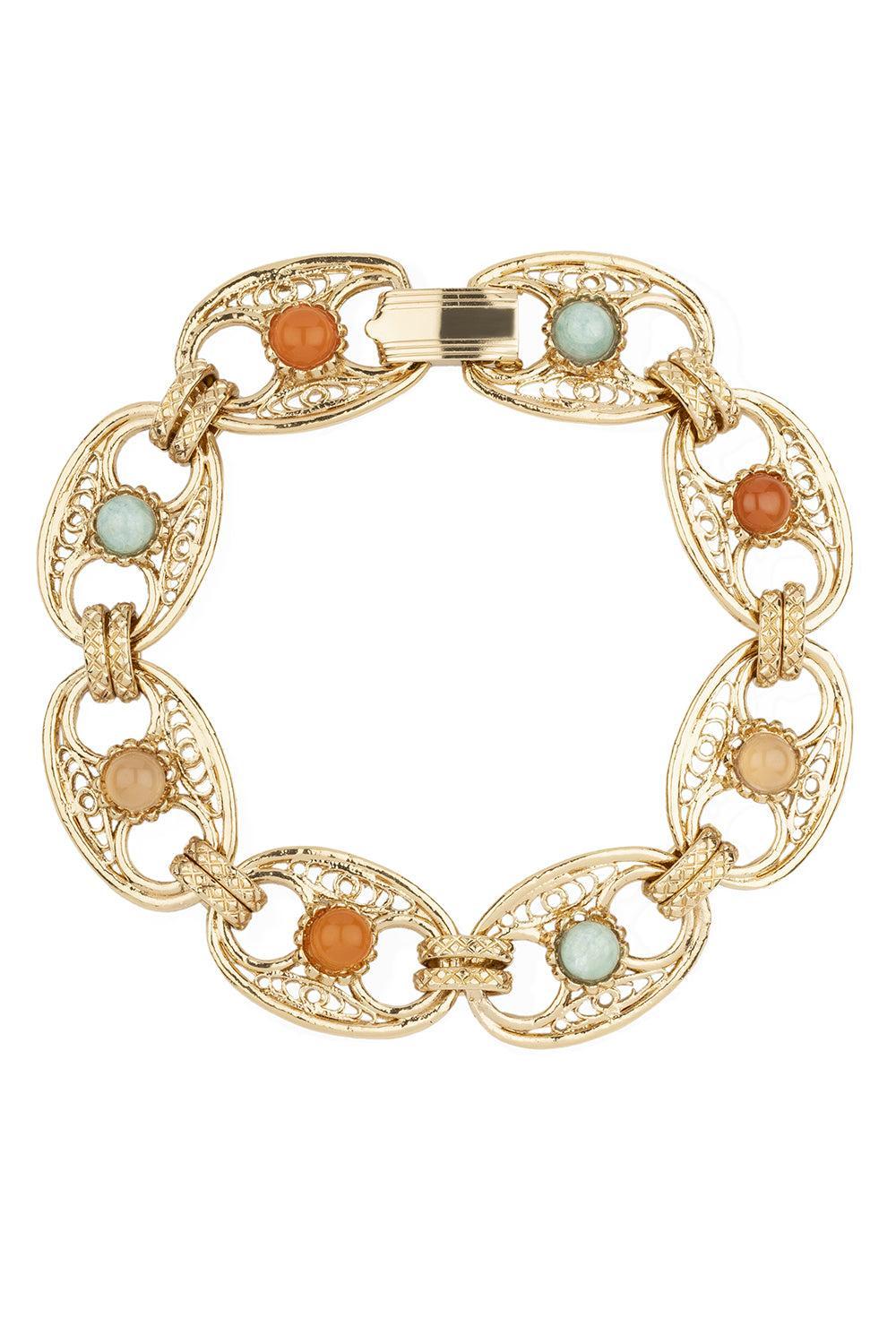 Carthage Multi Link Bracelet-YELLOW-JEWELRYBOUTIQUEBRACELET O-GAS BIJOUX
