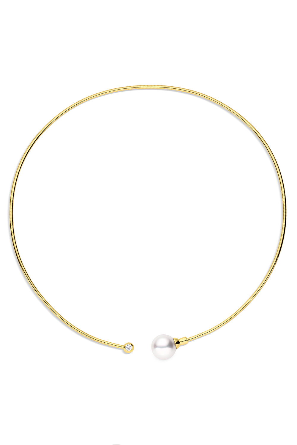South Sea Pearl Coker Wire Necklace