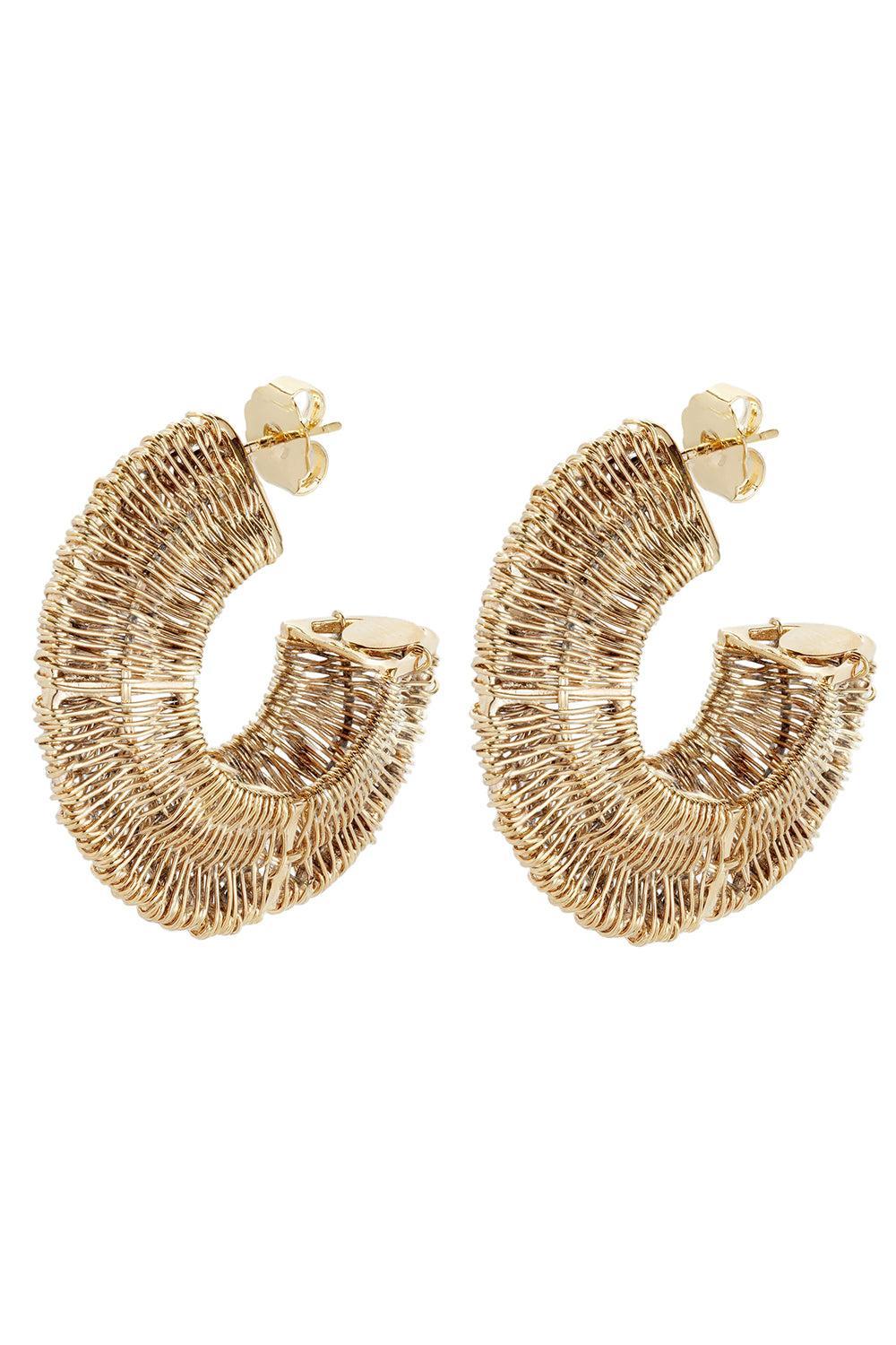 Crocus Filea Hoop Earrings-YELLOW-JEWELRYBOUTIQUEEARRING-GAS BIJOUX