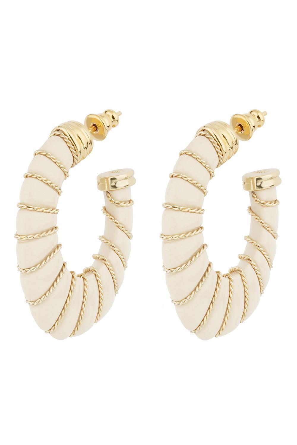 Cream Small Cyclade Earrings-CREAM-JEWELRYBOUTIQUEEARRING-GAS BIJOUX