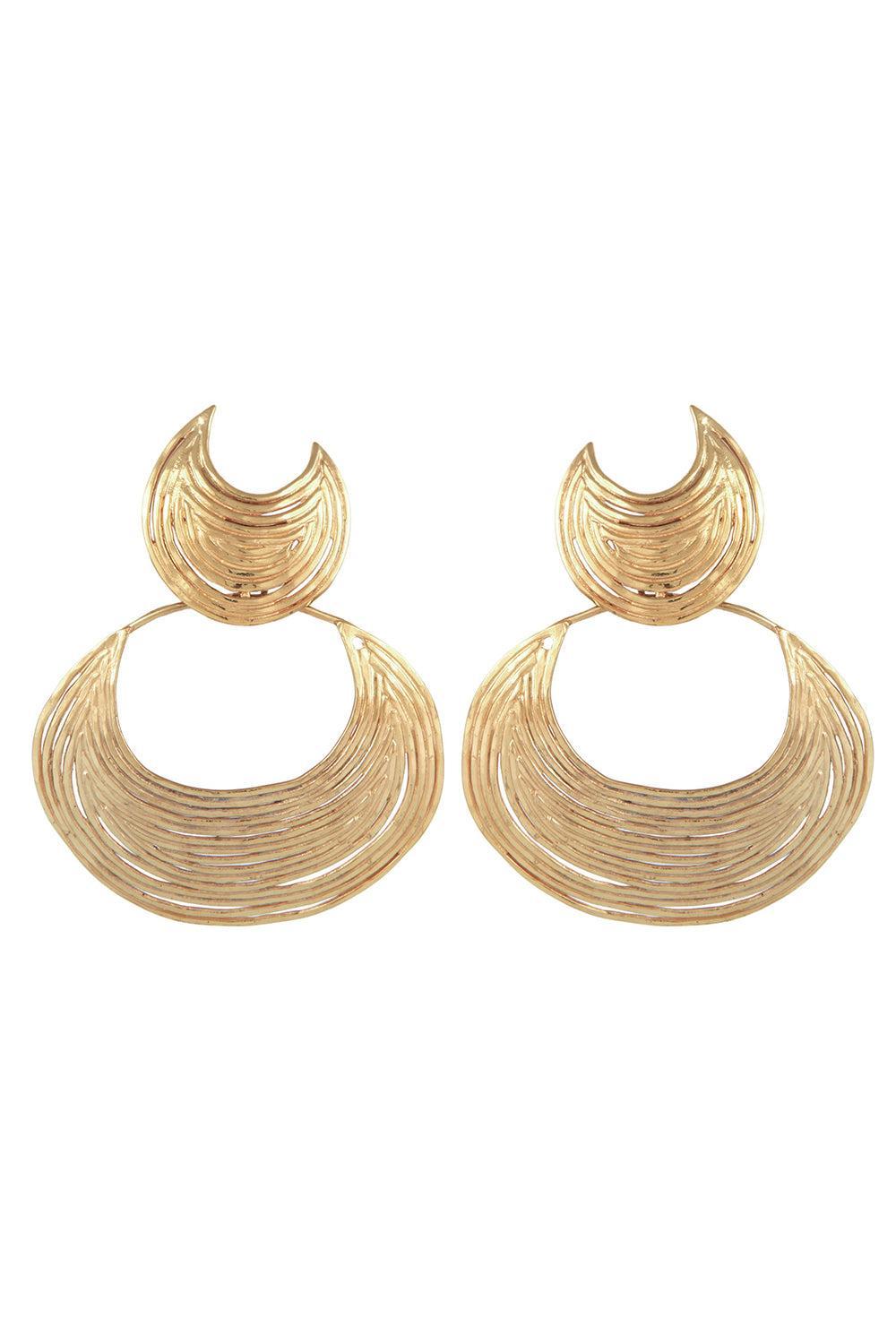 Luna Wave Earrings-YELLOW-JEWELRYBOUTIQUEEARRING-GAS BIJOUX