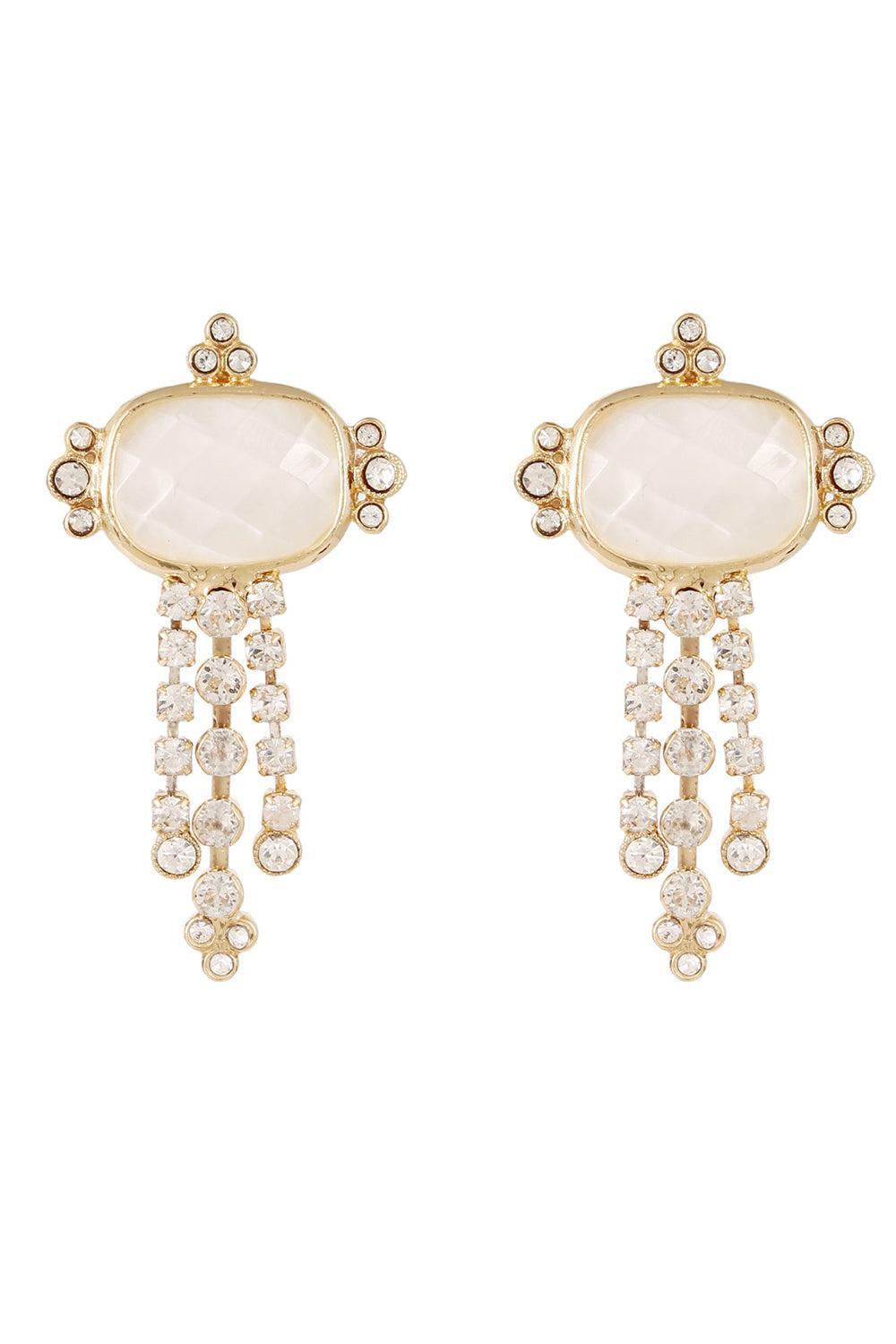 White Tiki Earrings-WHITE-JEWELRYBOUTIQUEEARRING-GAS BIJOUX