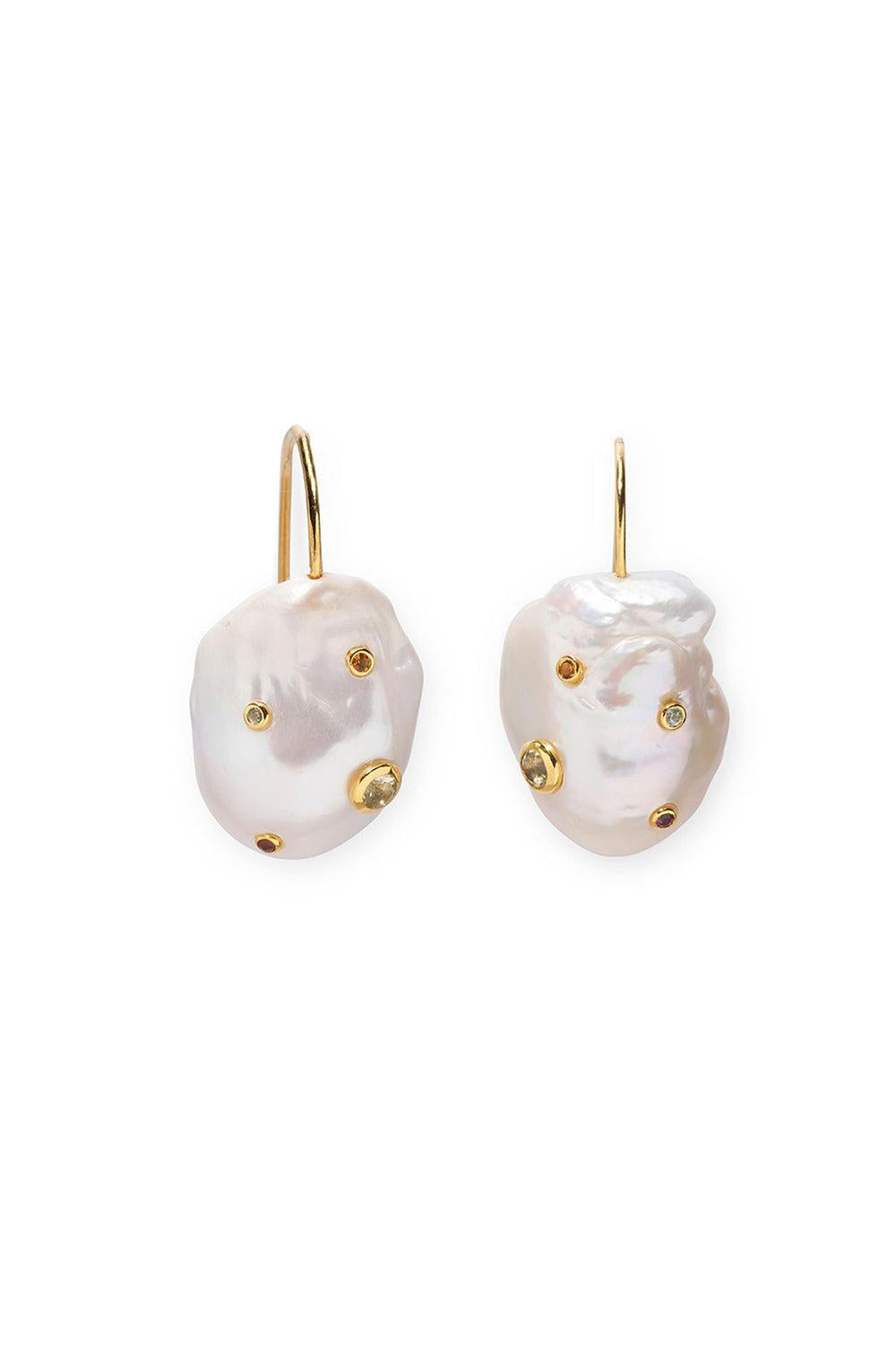 Eros Baroque Pearl Necklace-MULTI-JEWELRYBOUTIQUEEARRING-LIZZIE FORTUNATO