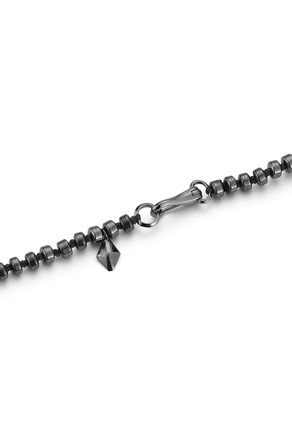 Hematite Beaded Wrap Bracelet-RHODIUM-15-JEWELRYFINE JEWELBRACELET O-WALTERS FAITH