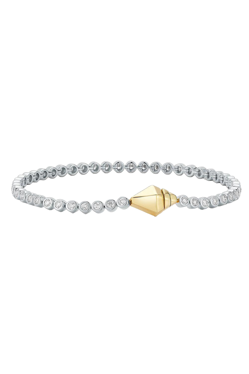Diamond Bezel WF Classic Clasp Tennis Bracelet - White Gold-WHITE GOLD-7-JEWELRYFINE JEWELBRACELET O-WALTERS FAITH