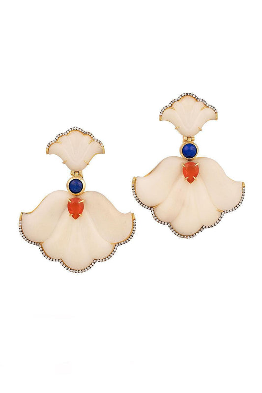 Lapis Opal Jarina Dervish Earrings-YELLOW GOLD-JEWELRYFINE JEWELEARRING-SILVIA FURMANOVICH