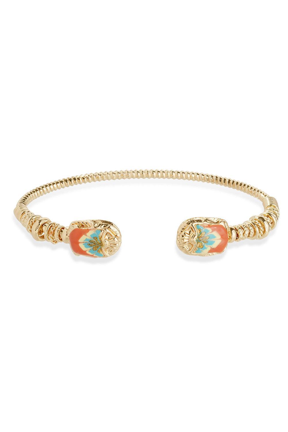 Orange Blue Large Duality Bracelet-ORANGE-JEWELRYFINE JEWELBRACELET O-GAS BIJOUX