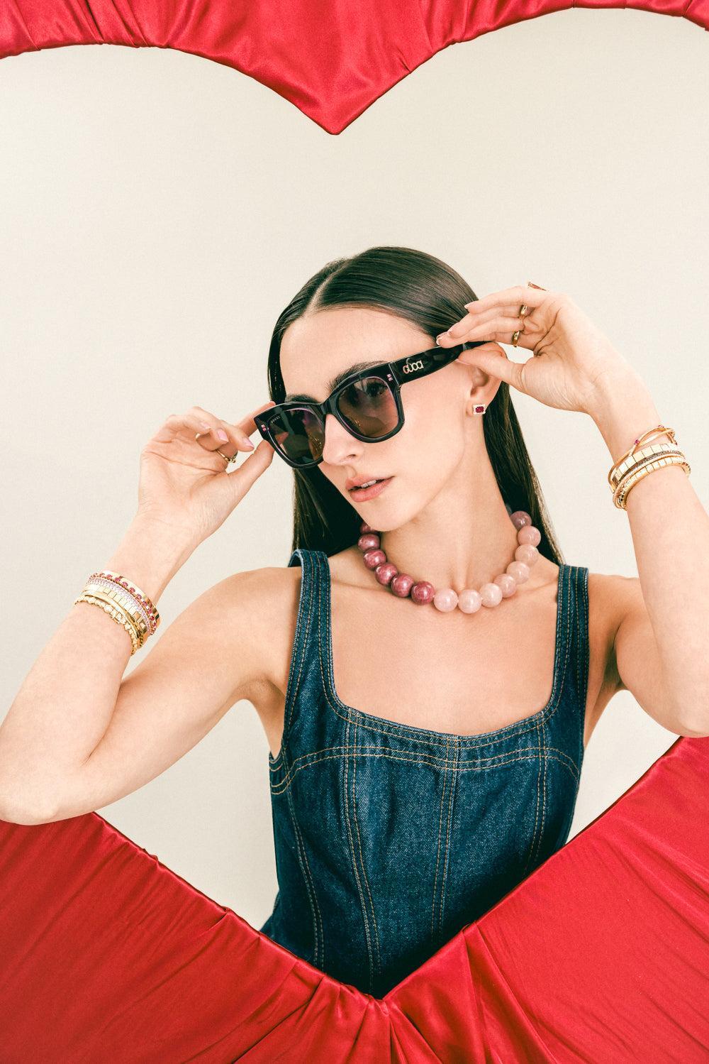Square Sunglasses-BKBKVIOL-ACCESSORIESUNGLASSES-GUCCI