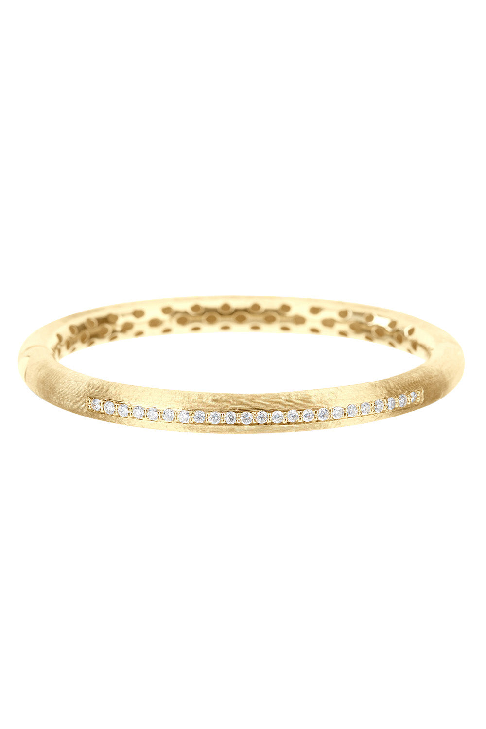 Diamond One Row Libera Aura Bangle Bracelet