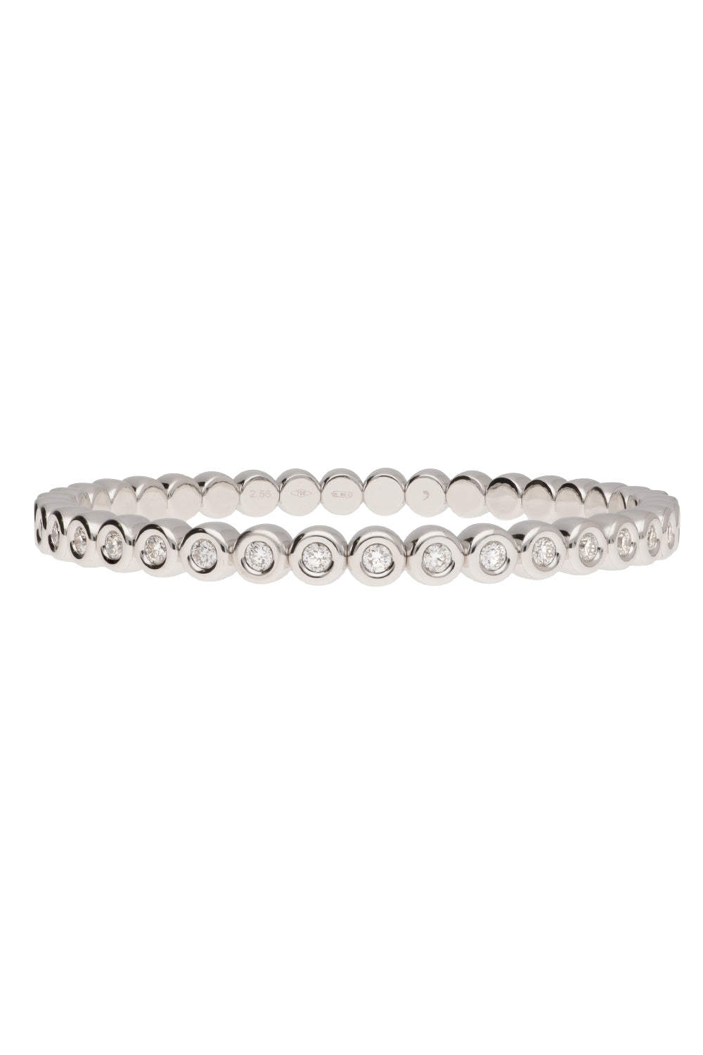 Diamond Bezel Stretch Tennis Bracelet