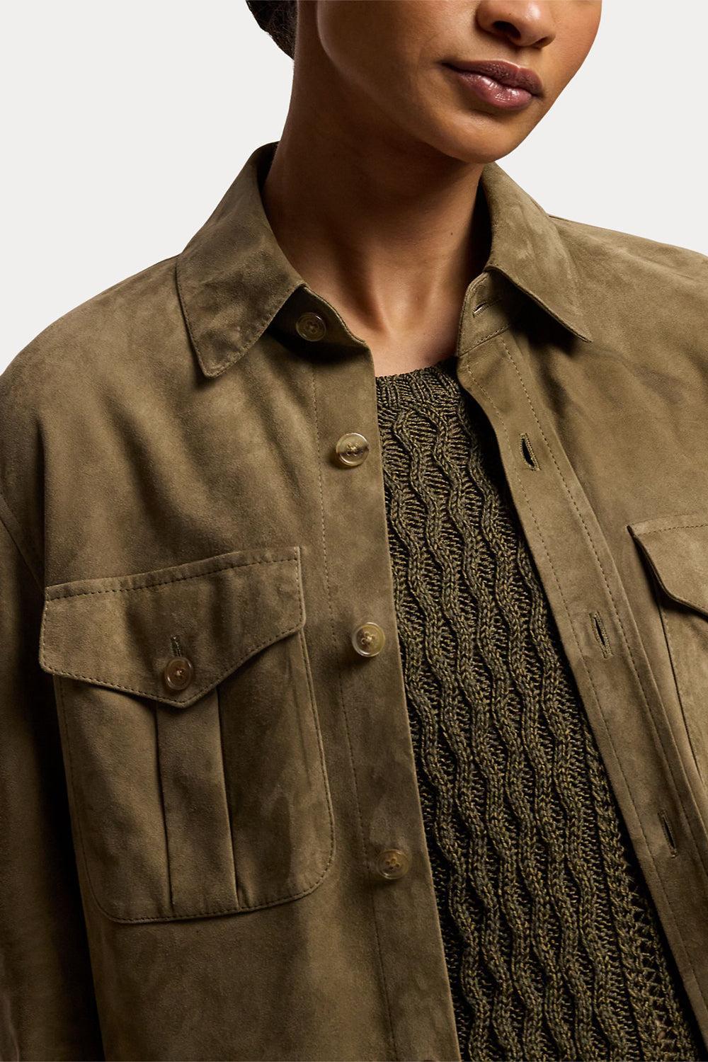 Landry Long Sleeve Shirt-BROWN-2-CLOTHINGTOPBLOUSE-RALPH LAUREN