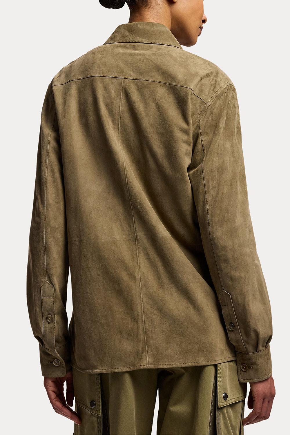 Landry Long Sleeve Shirt-BROWN-2-CLOTHINGTOPBLOUSE-RALPH LAUREN