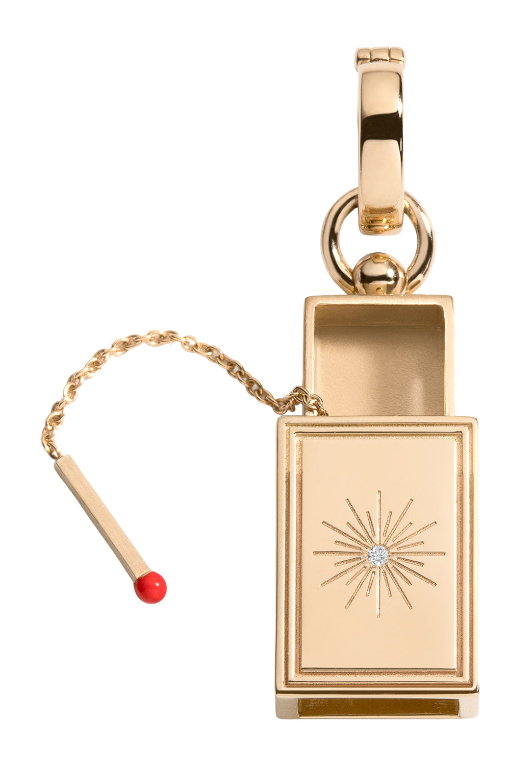 Diamond Hope Matchbox Locket