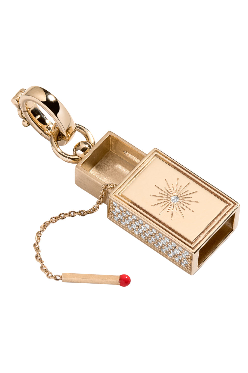 Diamond Hope Matchbox Locket