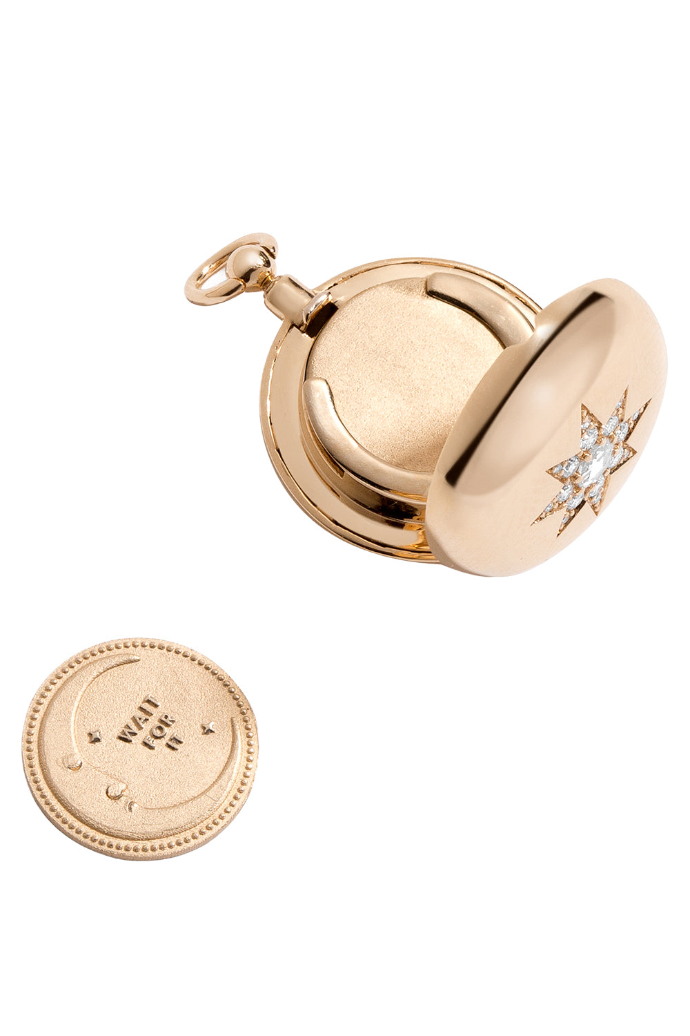 Diamond Direction Decision Coin Locket