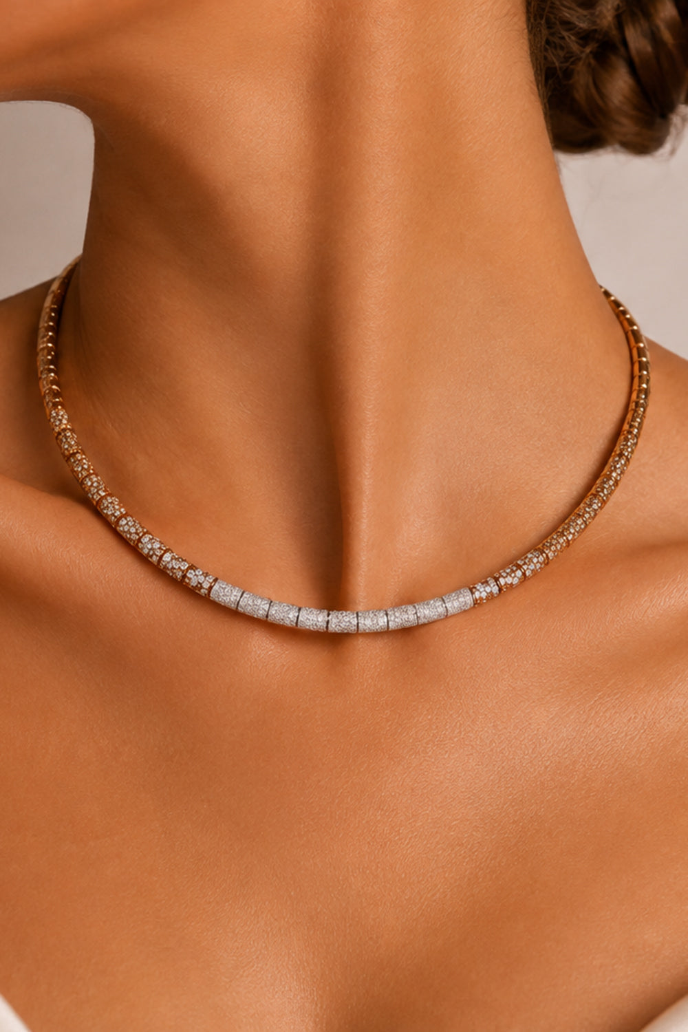 Brown Diamond Ombre Necklace