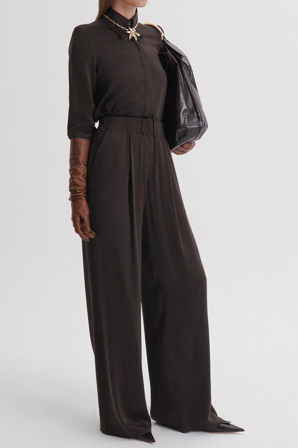 Long Sleeve Shoulder Pad Shirt