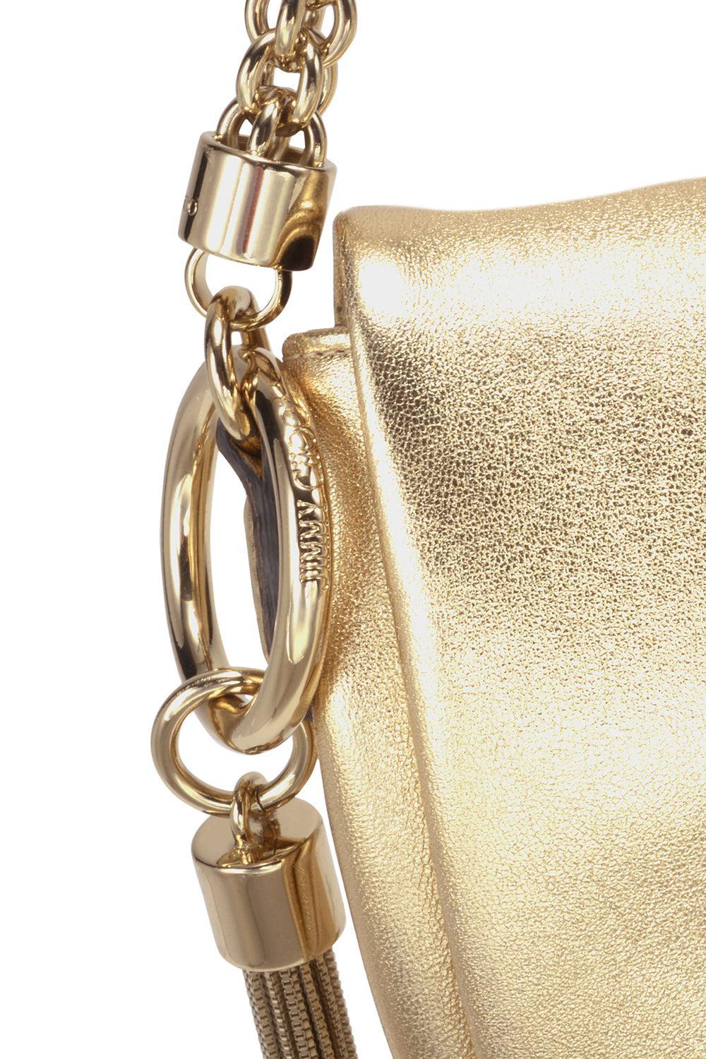 Callie Flap Shoulder Bag-GLDLTGLD-HANDBAGSHOULDER-JIMMY CHOO