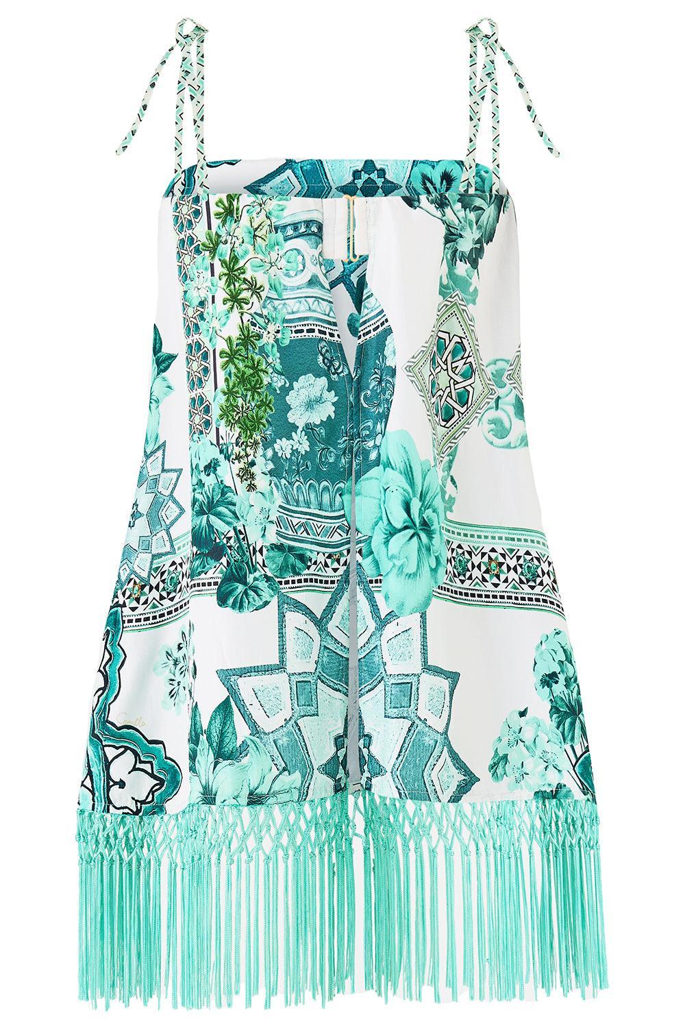 Strappy Scarf Top-WHITE-XS-CLOTHINGTOPBLOUSE-CAMILLA
