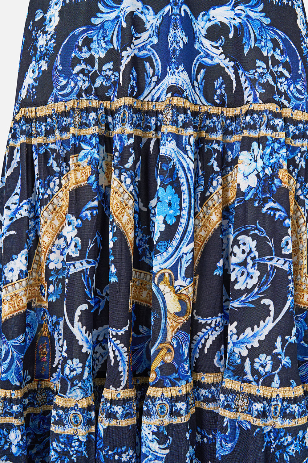  Tiered Halter Neck Jersey Maxi Dress-NOVELTY-XS-CLOTHINGDRESSCASUAL-CAMILLA 