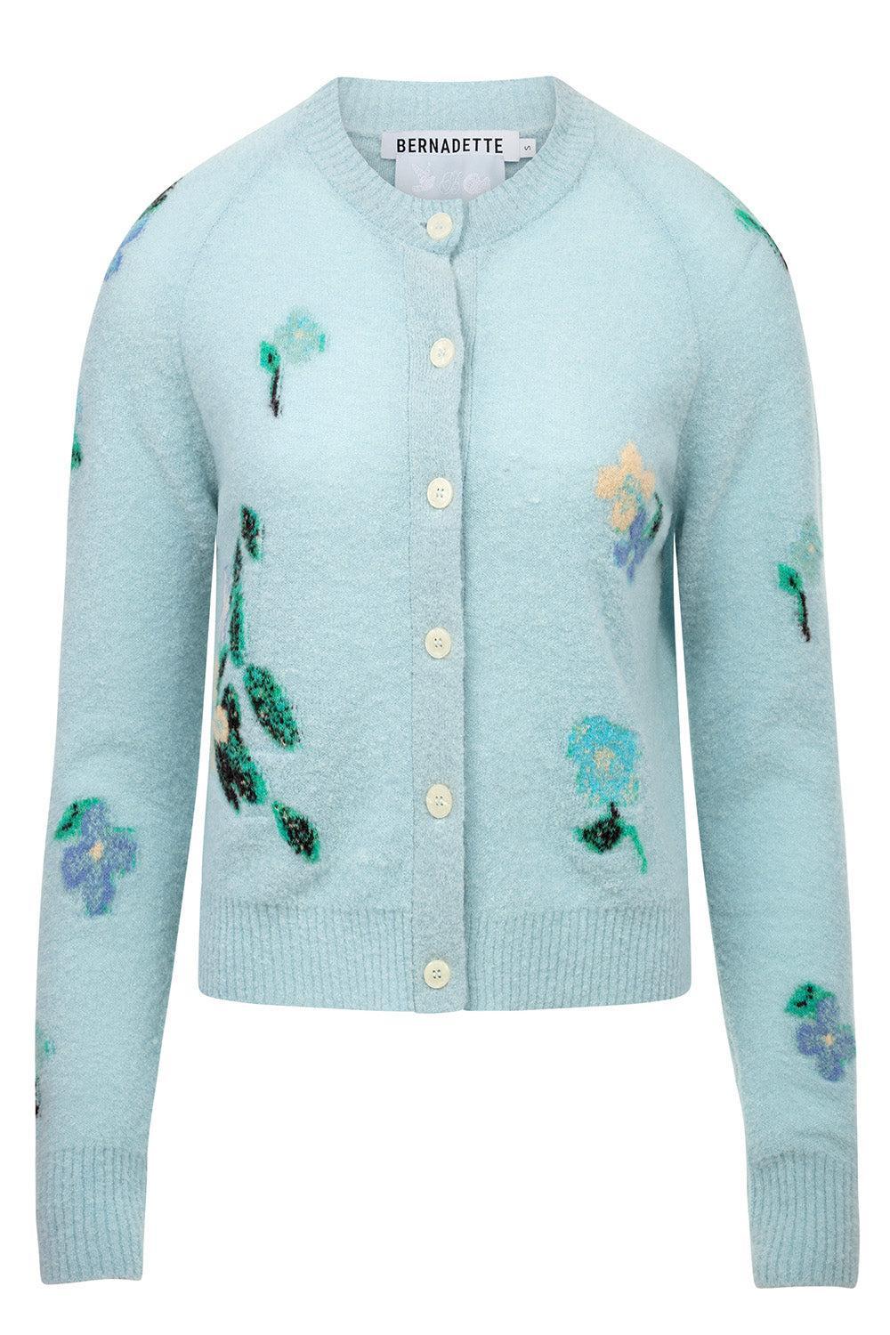 Clemence Cardigan - Pale Blue-BLUE-XS-CLOTHINGTOPCARDIGAN-BERNADETTE