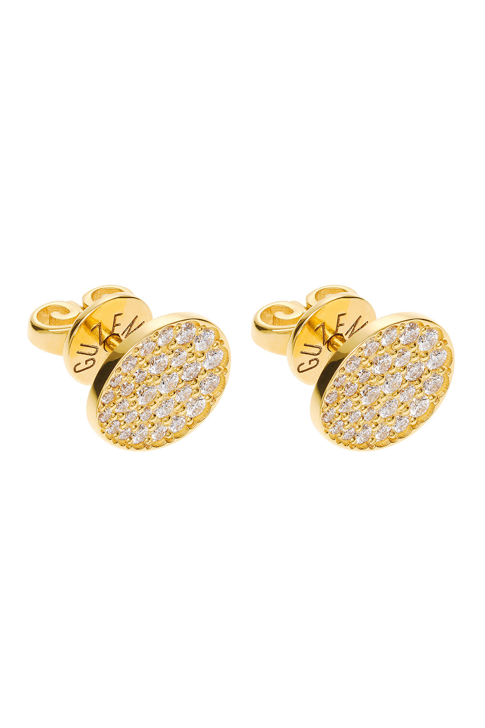 Diamond Classic Flat Stud Earrings