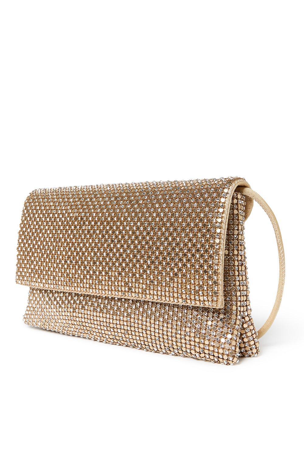 Charlee Clutch-GOLDGOLD-HANDBAGCLUTCHES-LOEFFLER RANDALL