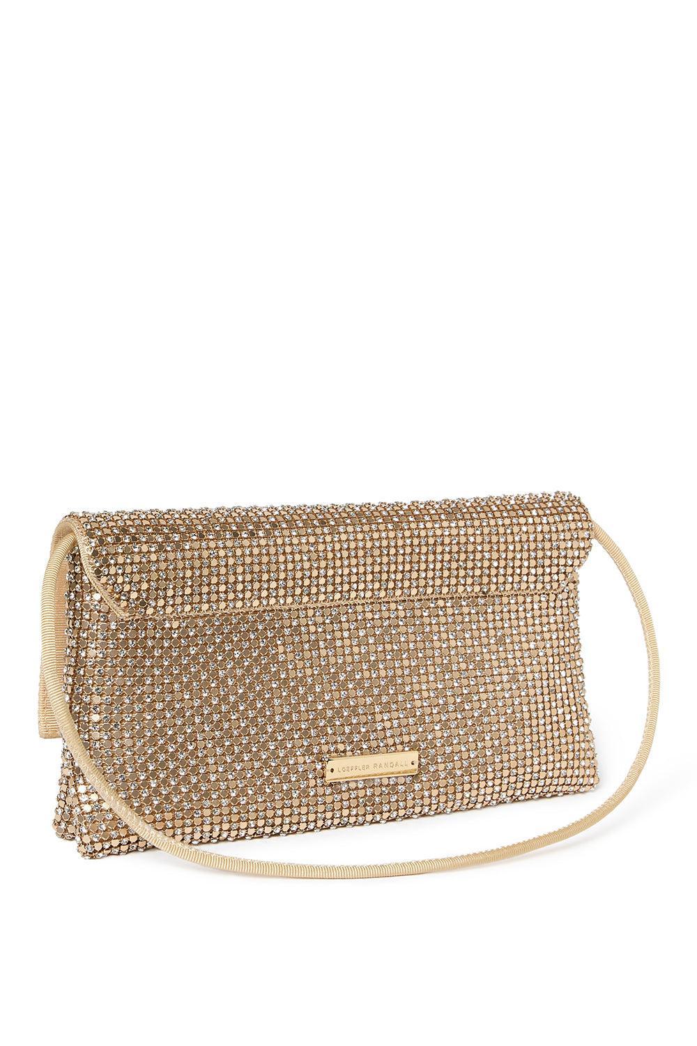 Charlee Clutch-GOLDGOLD-HANDBAGCLUTCHES-LOEFFLER RANDALL