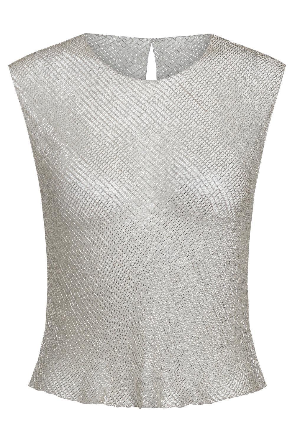 Chloe Tee-SILVER-M/L-CLOTHINGTOPT-SHIRT-TWP