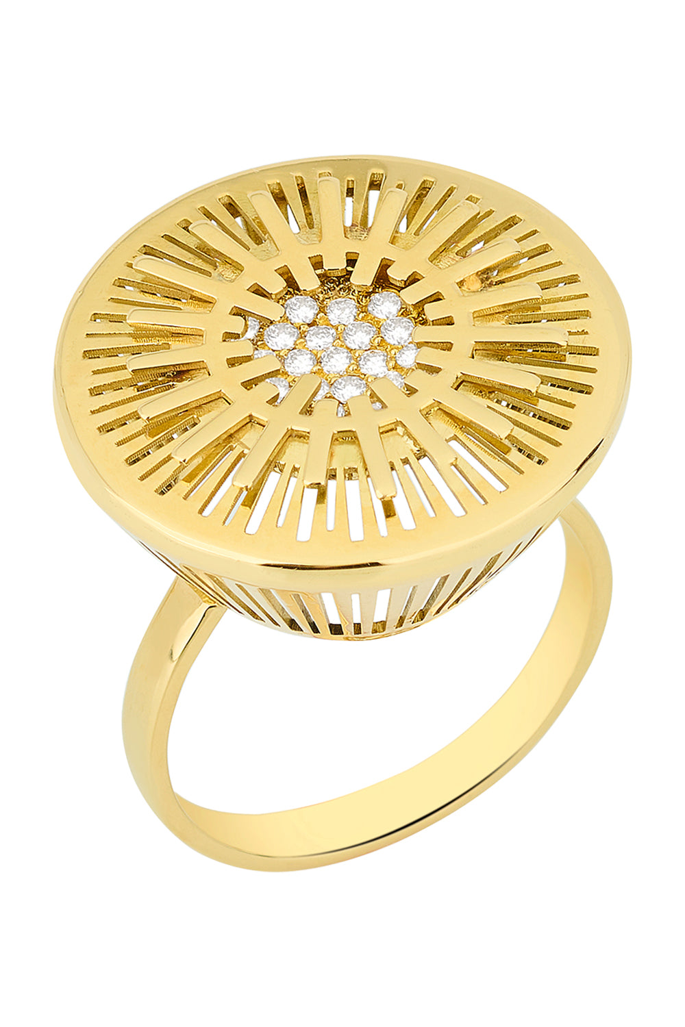 Diamond Large Explosion Ring