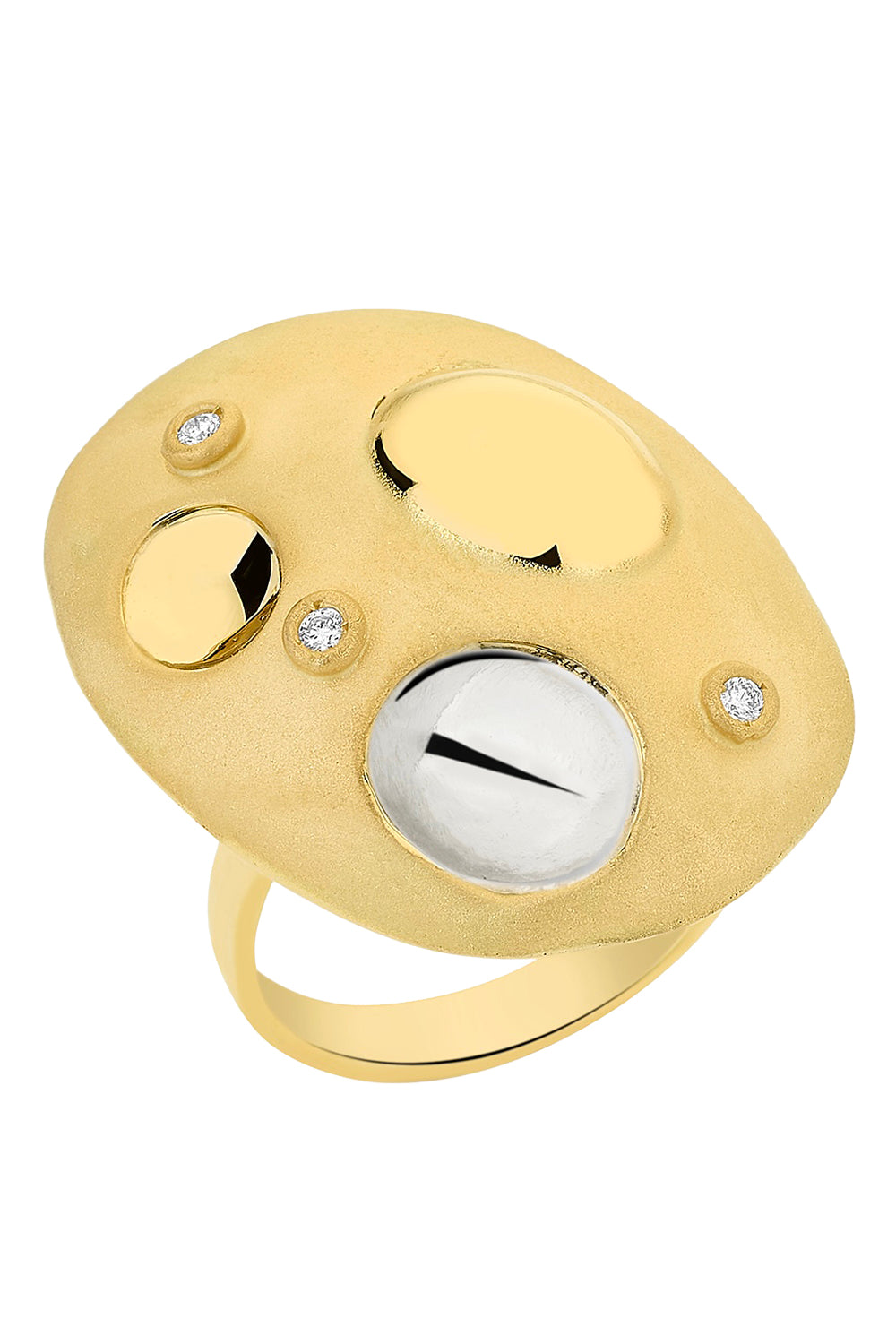 Diamond Rocks Flinstones Ring