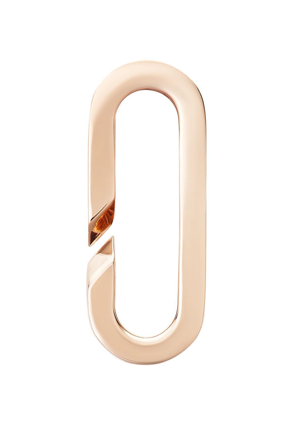 Open Link Paperclip Pendant - Rose Gold-ROSE GOLD-JEWELRYFINE JEWELPENDANT-BIZZOTTO