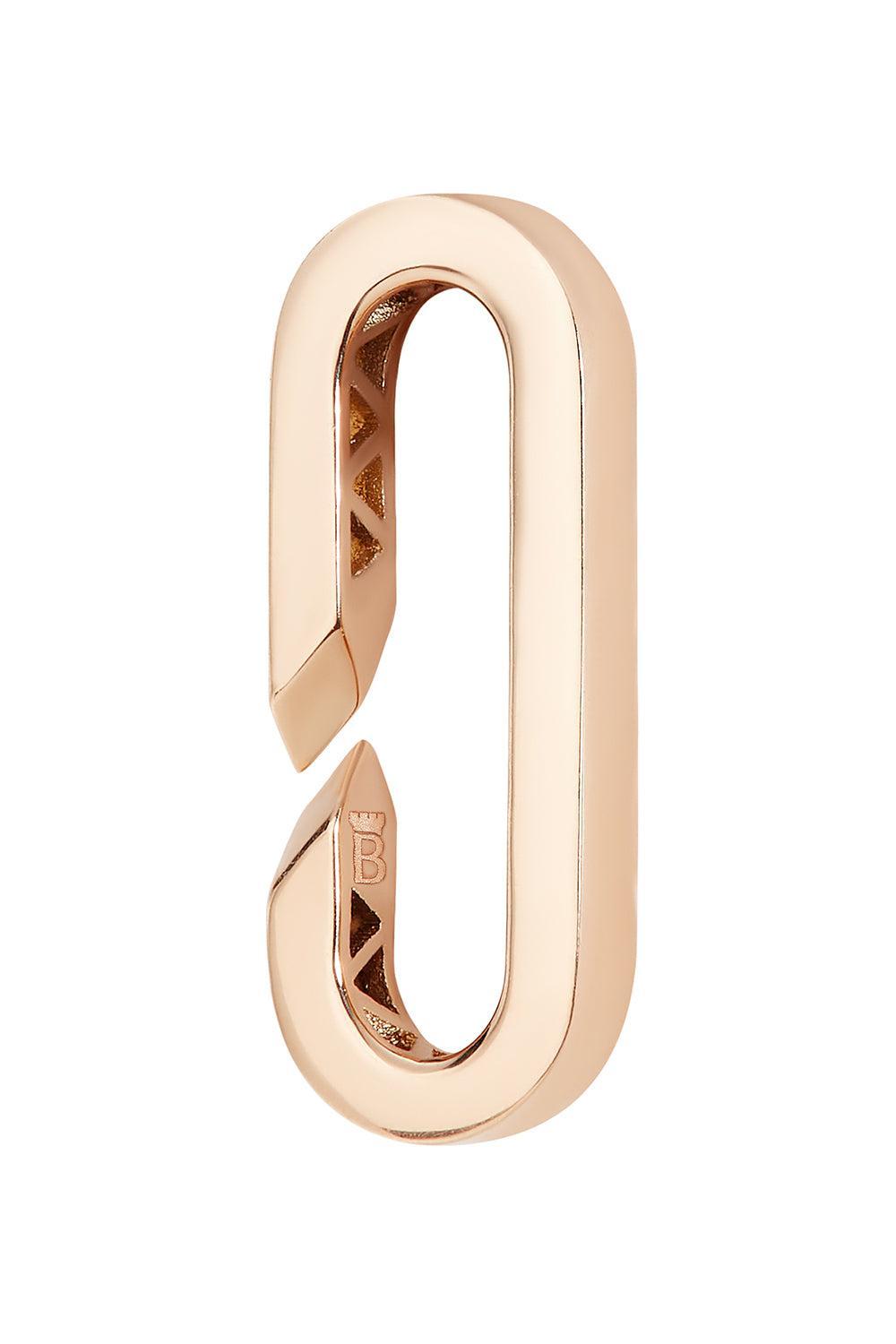 Open Link Paperclip Pendant - Rose Gold-ROSE GOLD-JEWELRYFINE JEWELPENDANT-BIZZOTTO