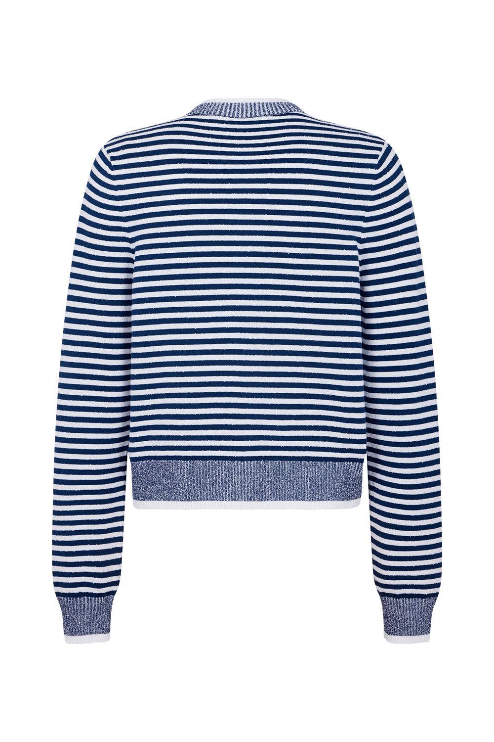 Striped Cardigan-RBLNCBLE-XS-CLOTHINGTOPCARDIGAN-SONIA RYKIEL