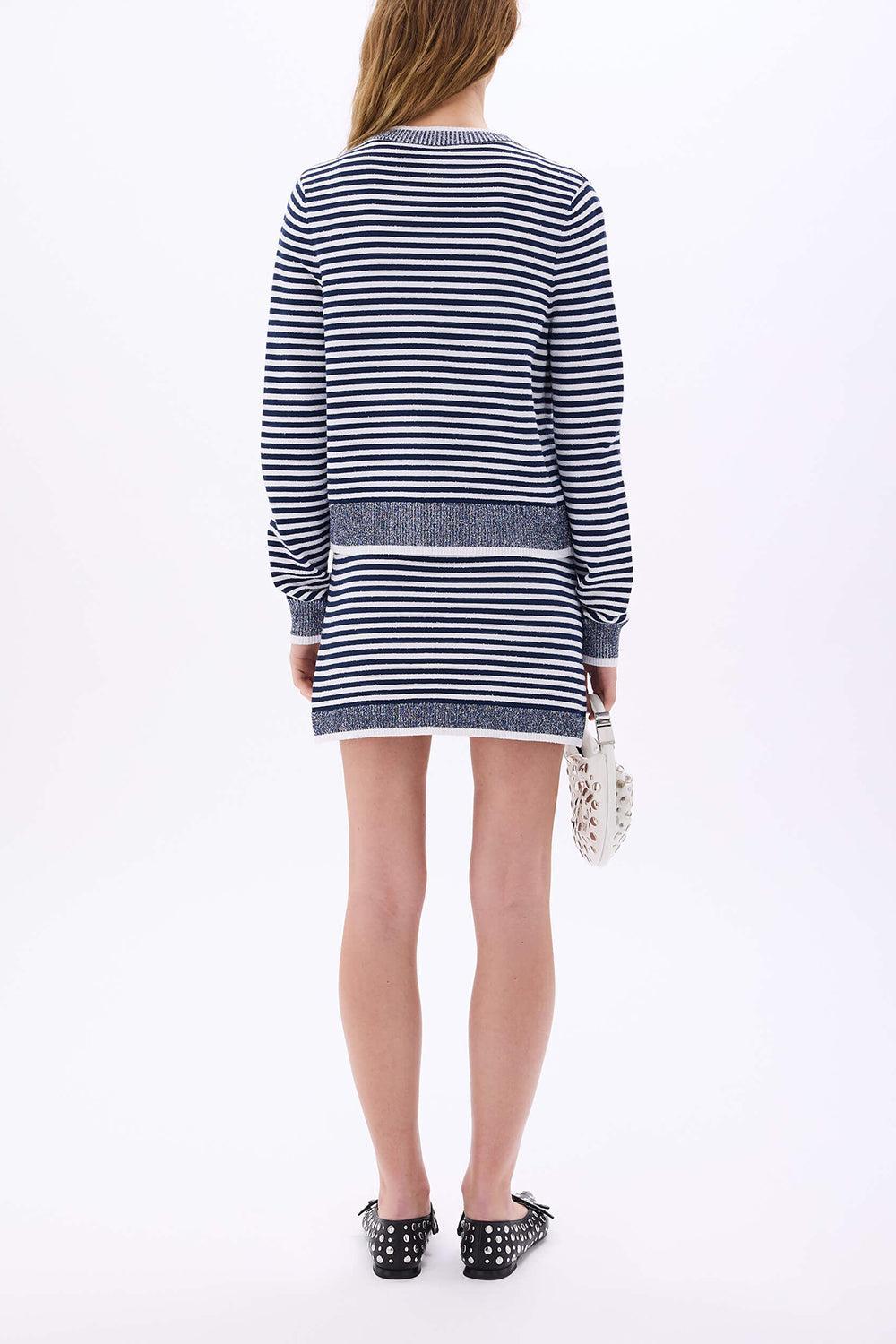 Striped Cardigan-RBLNCBLE-XS-CLOTHINGTOPCARDIGAN-SONIA RYKIEL