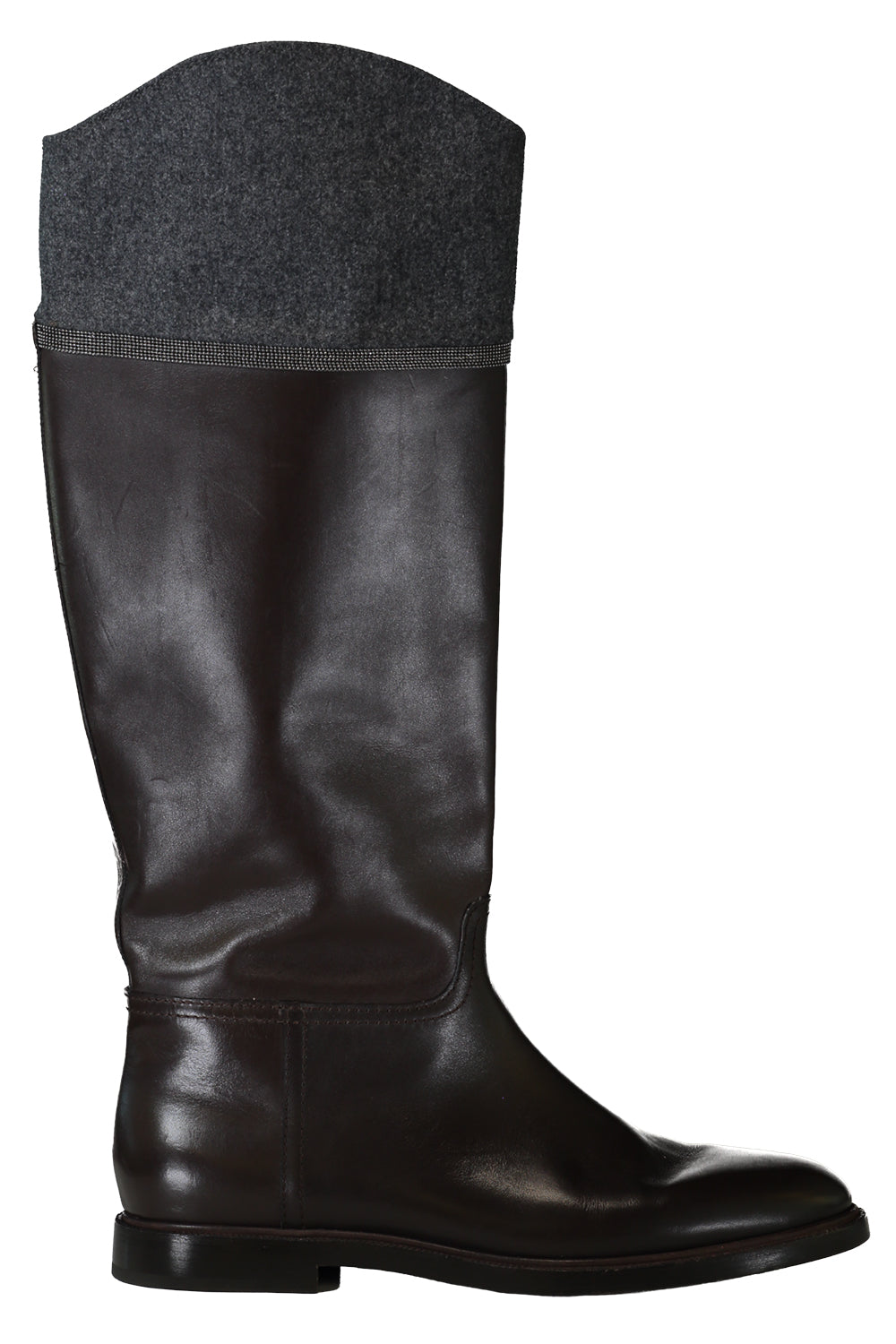 Monili Trim Matte Riding Boot