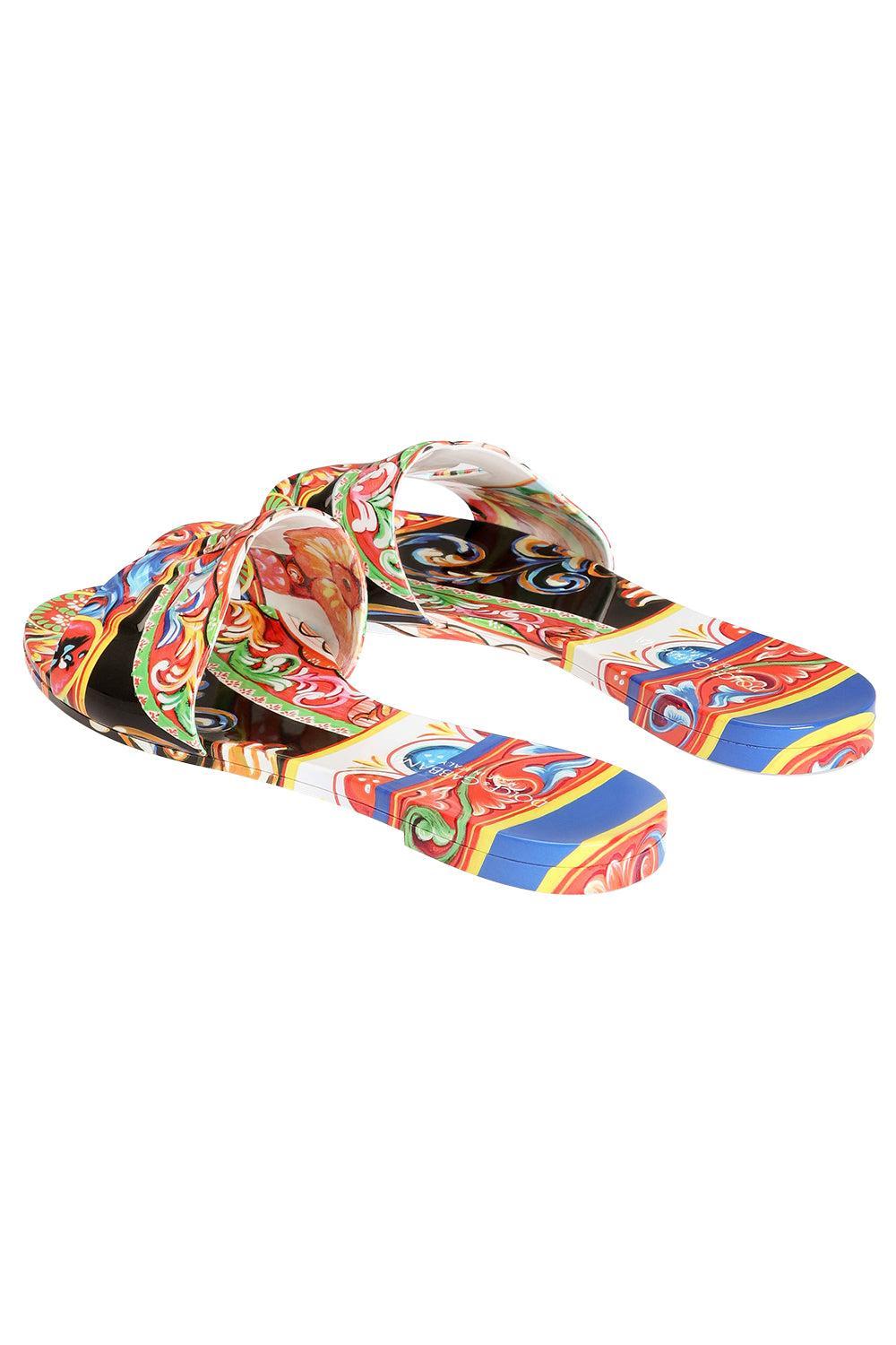 Beachwear Slider - Carretto-NOVELTY-36-SHOESANDAL-DOLCE & GABBANA