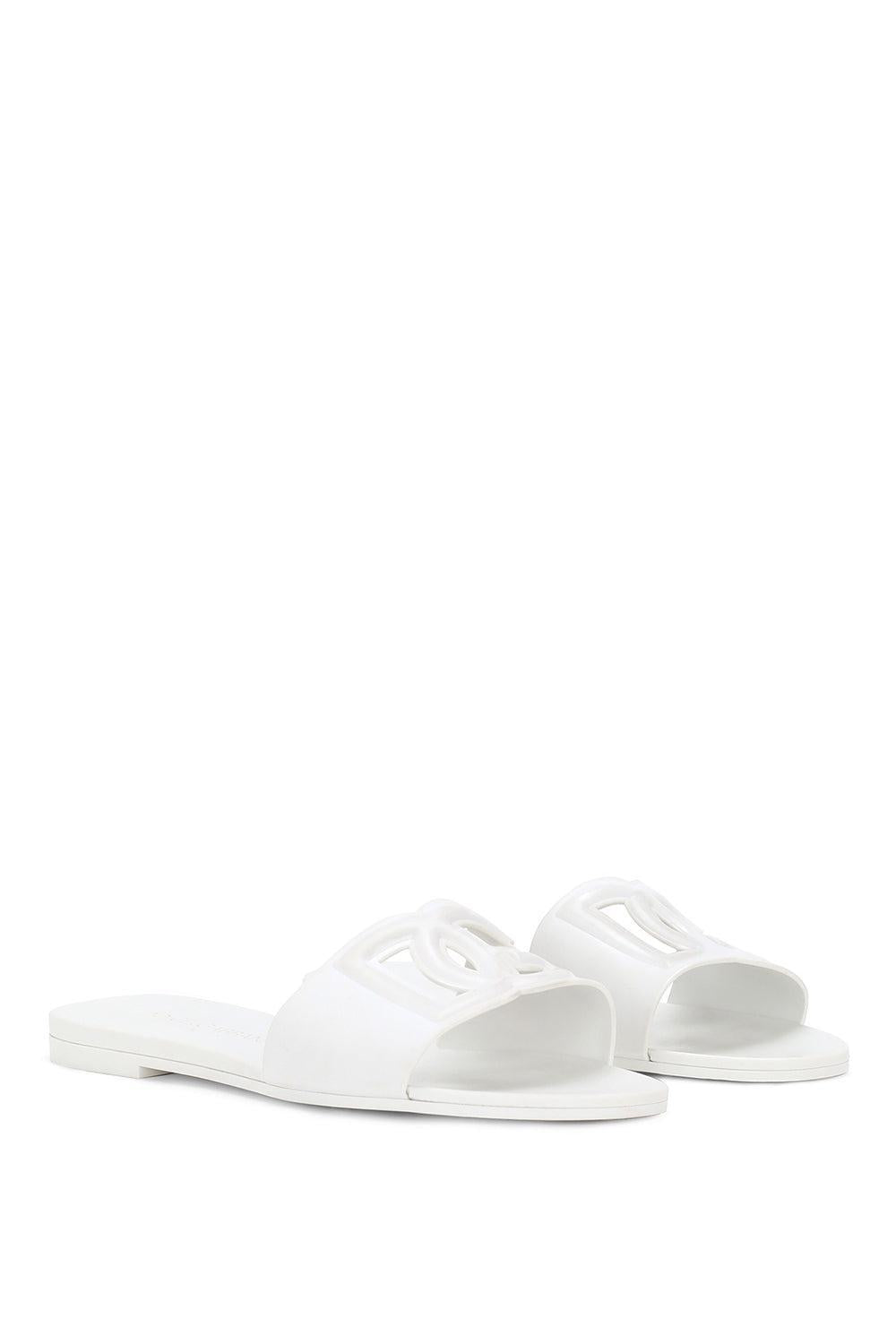 DG Pool Slide-WHITE-36-SHOESANDAL-DOLCE & GABBANA