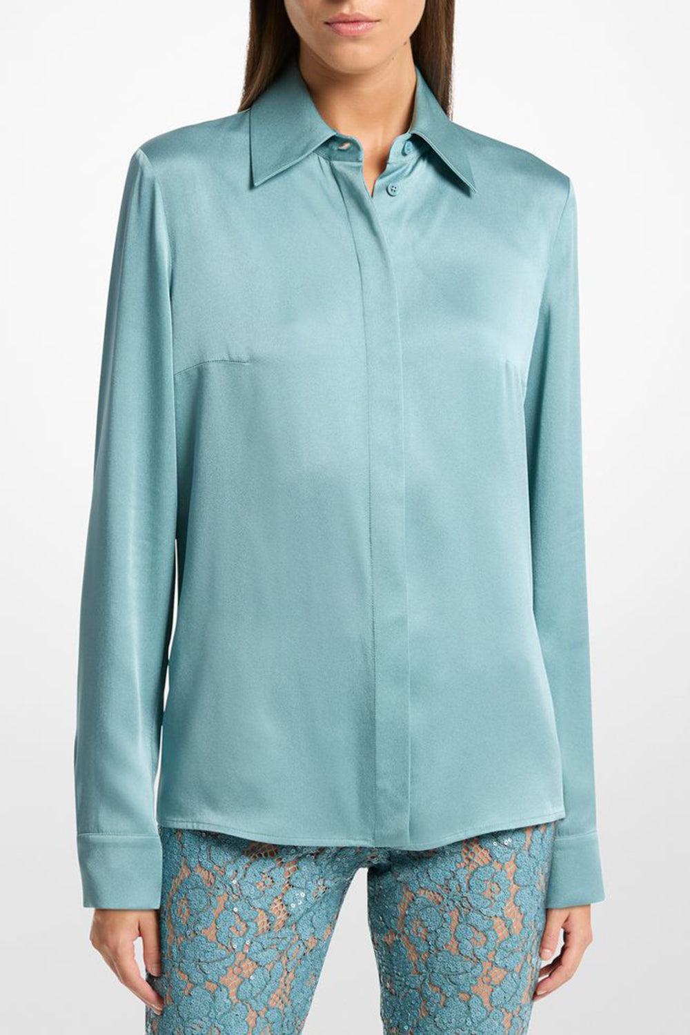 Hansen Shirt - Seaglass-SEAGLASS-4-CLOTHINGTOPBLOUSE-MICHAEL KORS COLLECTION