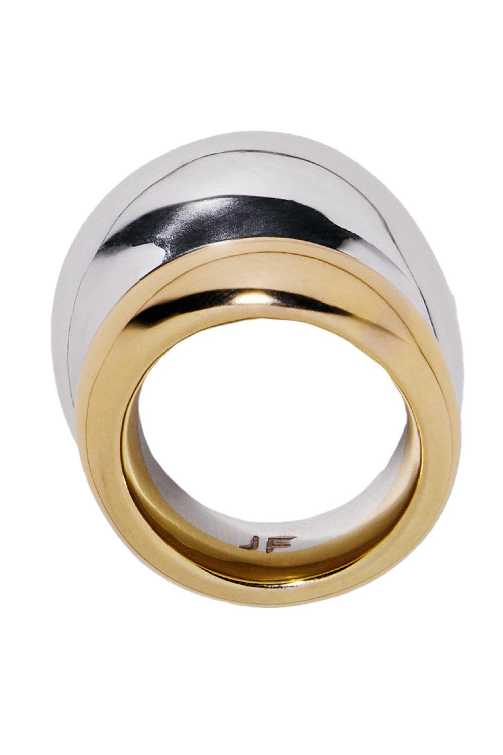 Two-Tone Chavez Ring-SLVR YLW-6-JEWELRYBOUTIQUERING-JENNIFER FISHER